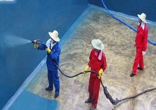 鱗片施工現(xiàn)場